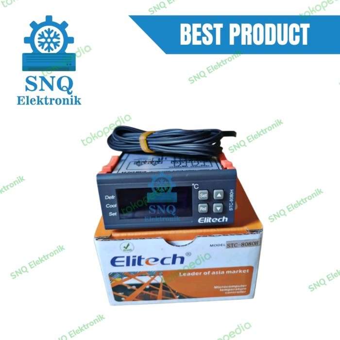 Thermostat digital kulkas, shocase, dan pendingin Elitech STC 8080H