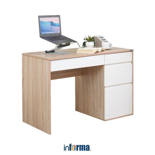 Terlaris Informa - Informa Holland Meja Kantor - Putih