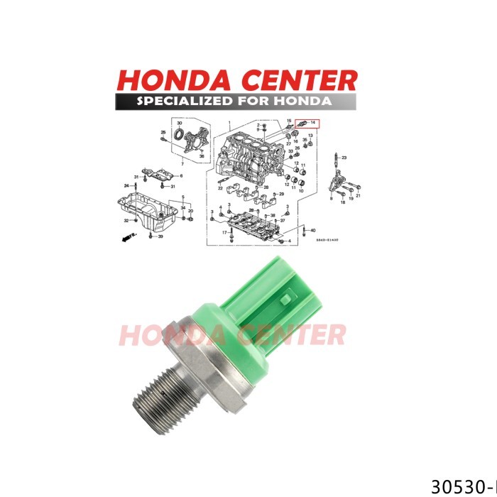 KNOCK SENSOR ODYSSEY RA6 2001 2002 2003 F23