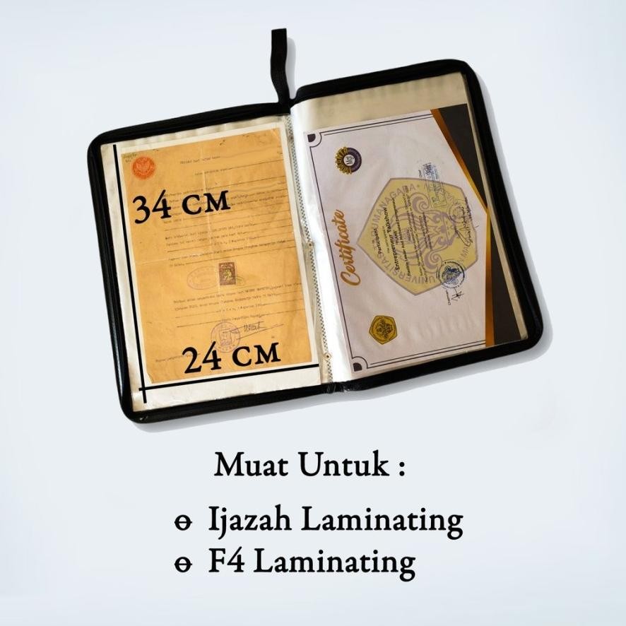 

PROMO TOPLA Dokumen Keeper 888 Map Ijazah Resleting Kulit Anti Air Isi 20 Lembar Map File Resleting Map Dokumen DK 888 Document Keeper File in-137