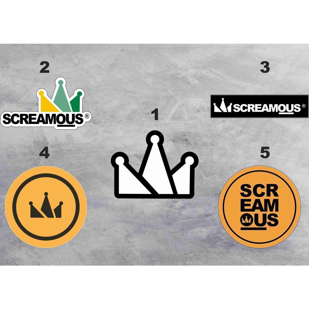 

STICKER AESTHETIC BRAND - STICKER DISTRO - STIKER CASE - STICKER LAPTOP TUMBLER HP-STICKER SCREAMOUS