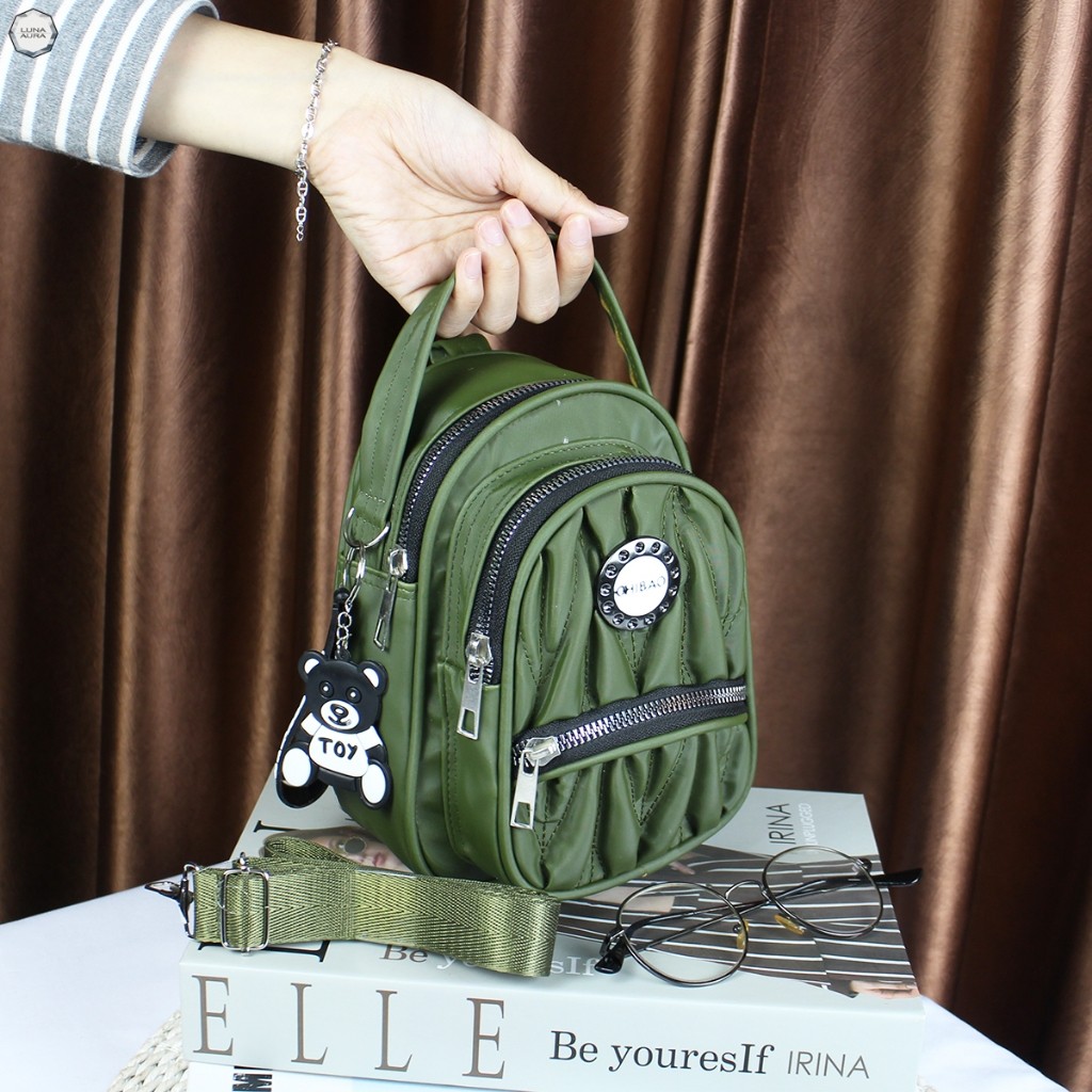 Tas g Backpack Ibu2 Muat Banyak Bags Wanita Terbaru 2024 Bag Cewek Mewah Elegan Ts Selempang Kondang