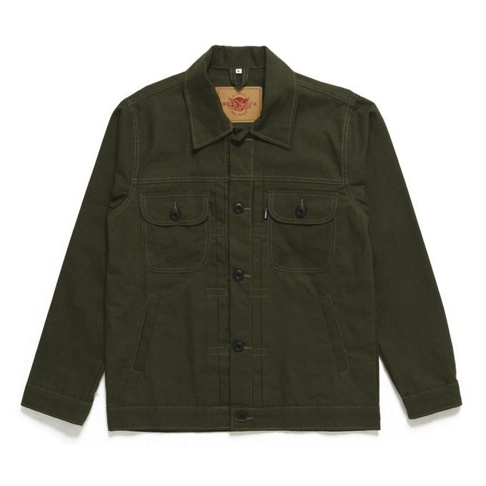 Jaket Pria Keren Distro Eternalwos Eliot Een Trucker Jacket Canvas Jacket