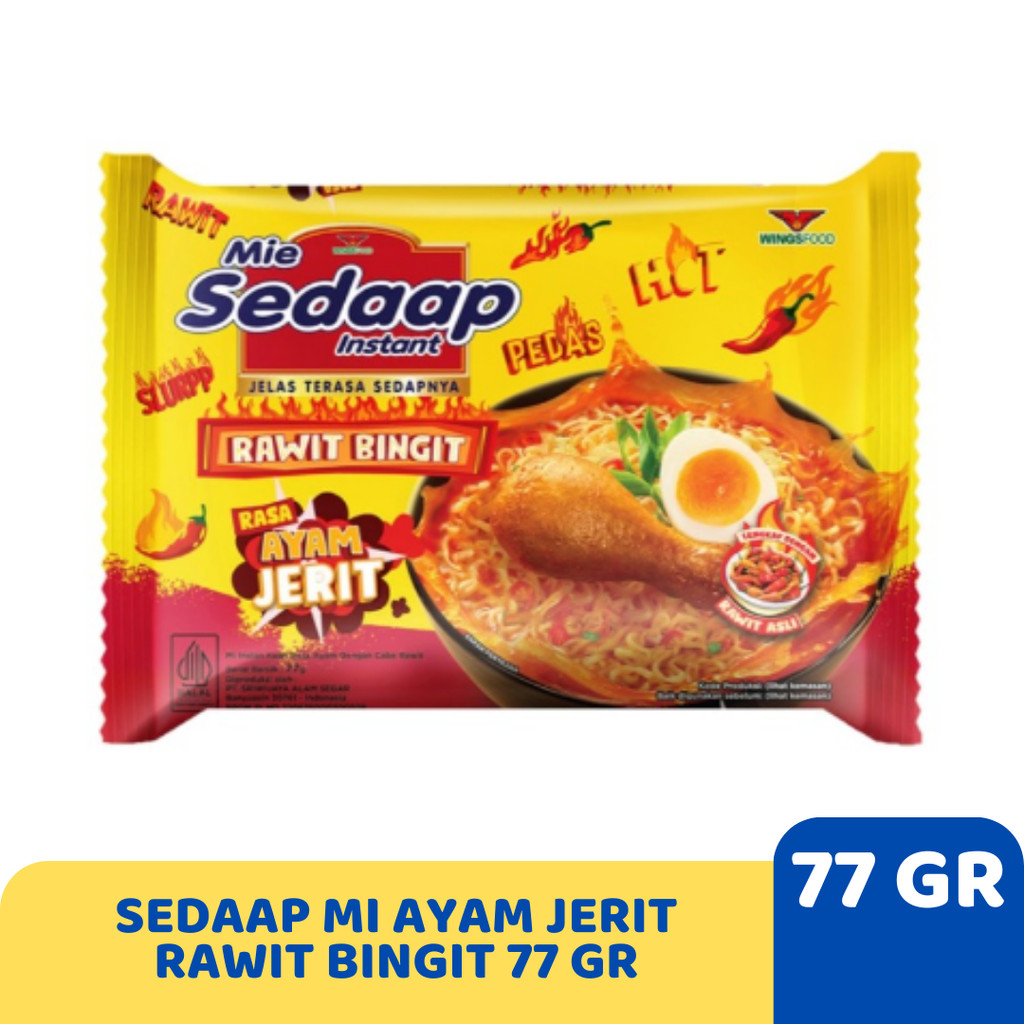 

SEDAAP MI AYAM JERIT RAWIT BINGIT 77 GR