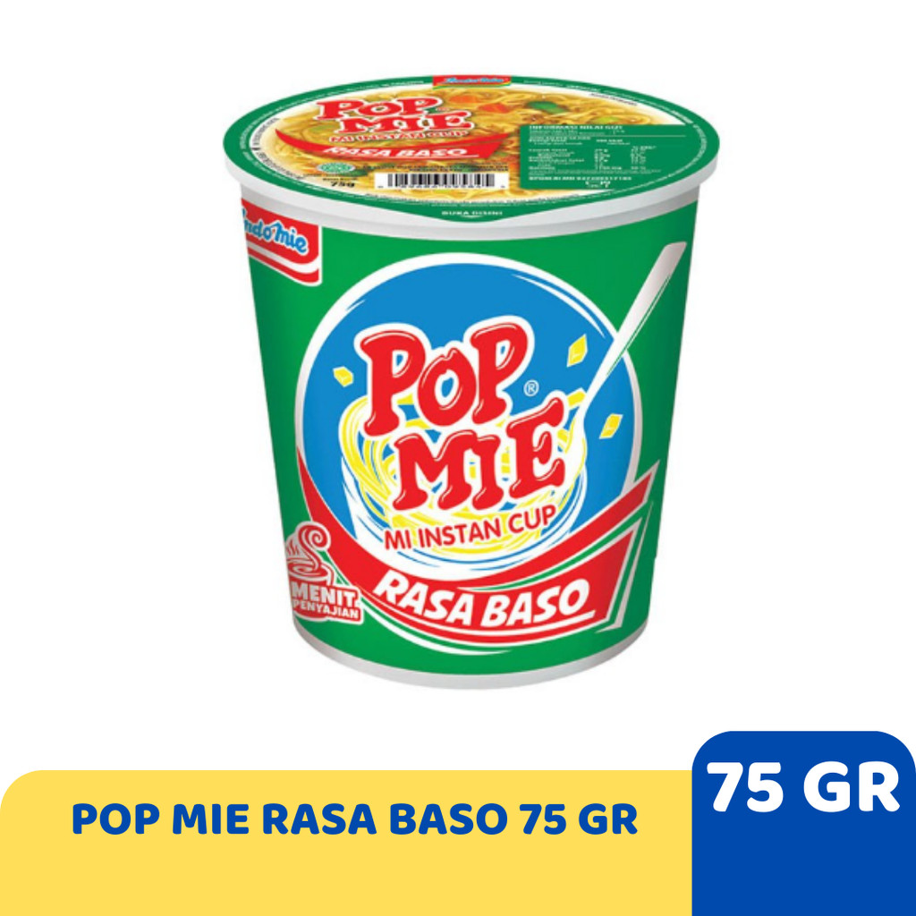 

POP MIE RASA BASO 75 GR MIE CUP