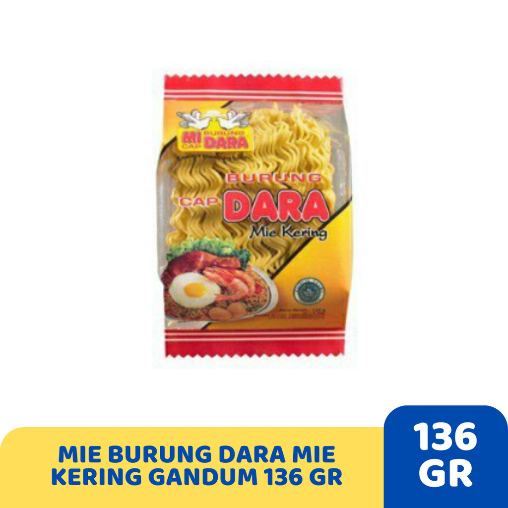 

MIE BURUNG DARA MIE KERING GANDUM 136 GR