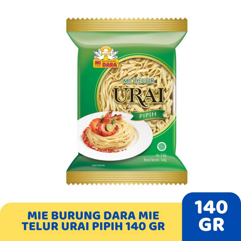 

MIE BURUNG DARA MIE TELUR URAI PIPIH 140 GR