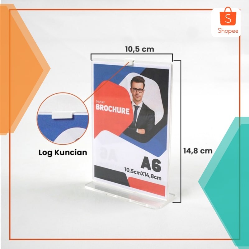 

Terlaris Tempat Brosur A6 / Tent Holder / Tent Card Nomor Meja Akrilik 2 Sisi - Alas Wrn Random Landscape Elegan