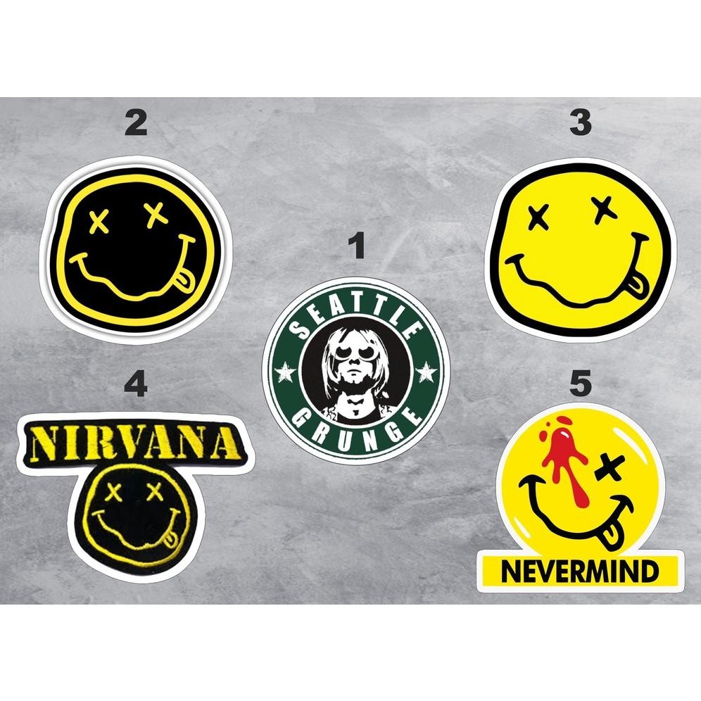 

STICKER PACK NIRVANA - STICKER BAND - STICKER AESTHETIC - STIKER LOGO - STICKER CASE - STICKER HP