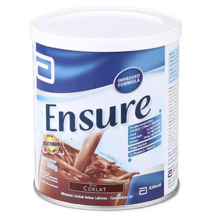 

Susu Ensure Vanila & Coklat 400 Gr Asupan Gizi + Kalsium Dewasa H24S