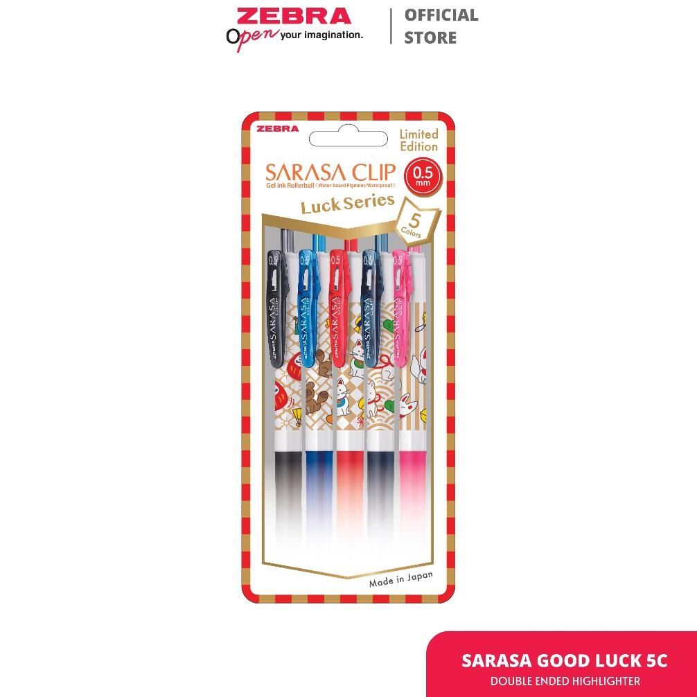 

dh-68 Zebra Pulpen Gel Sarasa 0.5mm Goodluck Series - satuan dan isi 5 pcs Hemat