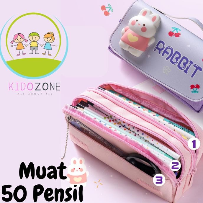 

Tempat Kotak Pensil Anak Squishy 3D Pensil Case Waterproff PC0018 SM88