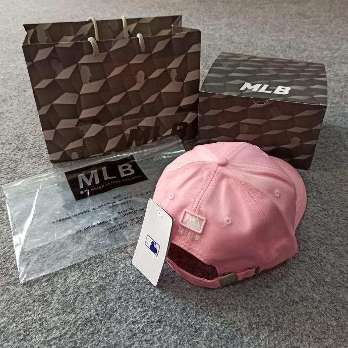 Topi Mlb Original Import - Ny Classic Pink