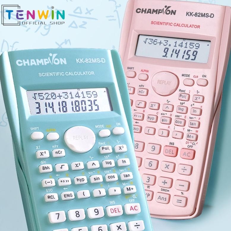 

gd-12 Champion Kalkulator Color Function Scientific Kalkulator 24 Fungsi Kalkulasi 5 Warna 1700 scientific calculator -Tenwin Termurah