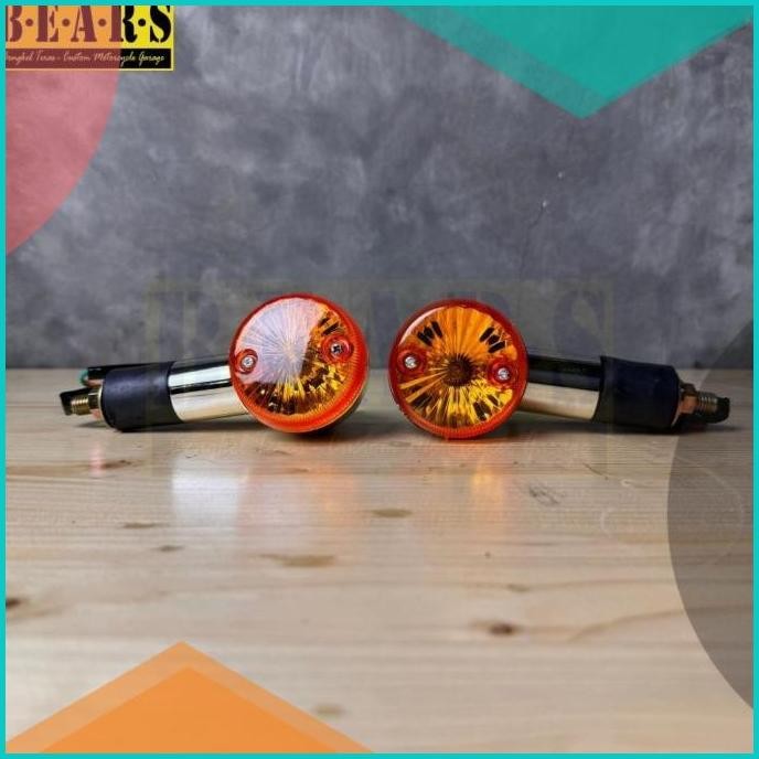 Lampu Sein Motor Classic Retro Jadul Import Kawasaki W175 XSR Benelli