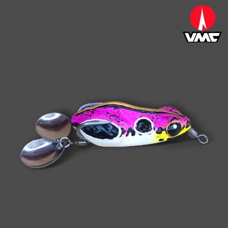 GB29 SOFT FROG REAL KATAK TOMPEL VMC MT HOOK. anyar gres lure. soft frog. sofrog. sof frog. sofrok. 