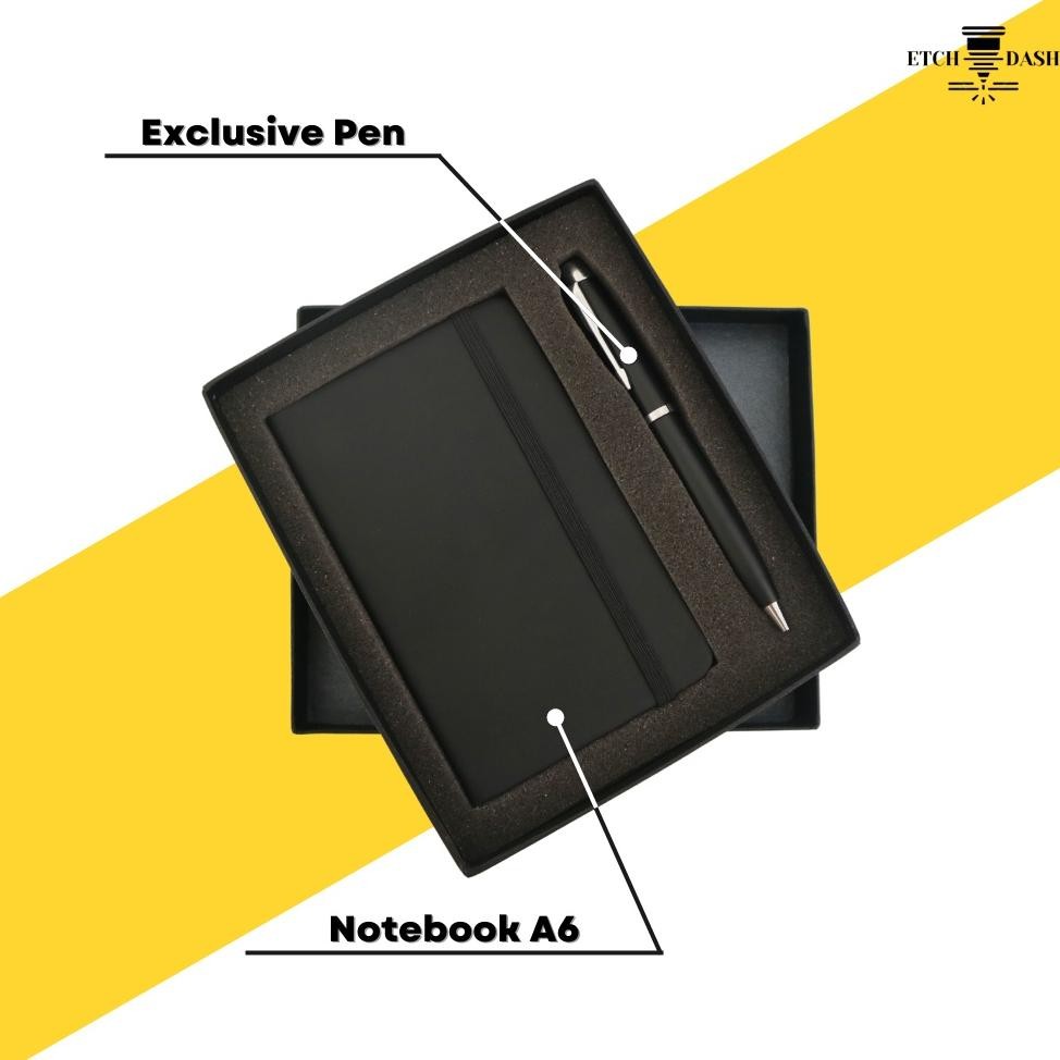 

gd-8 Giftset Souvenir Eksklusif Notebook A6 Dan Pulpen | Hampers Mewah Event Perusahaaan Organisasi - Exclusive Giftset GS-PNBA6 Viral