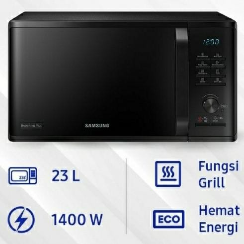 Harga Miring Samsung Microwave Grill 23L Mg23K3505Ak/Mg23K3505/Mg-23K3505Ak