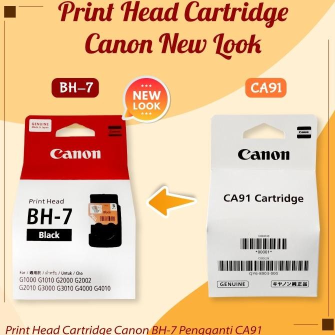 Head Cartridge BLACK CA91 Ori - Printer Canon G1000 G1010 G2000 G2010