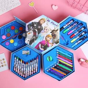 

PL30 HaiWai COD Crayon Set Karakter 4in1 Isi 46pcs - Alat Set Menggambar Melukis STY09 Termurah