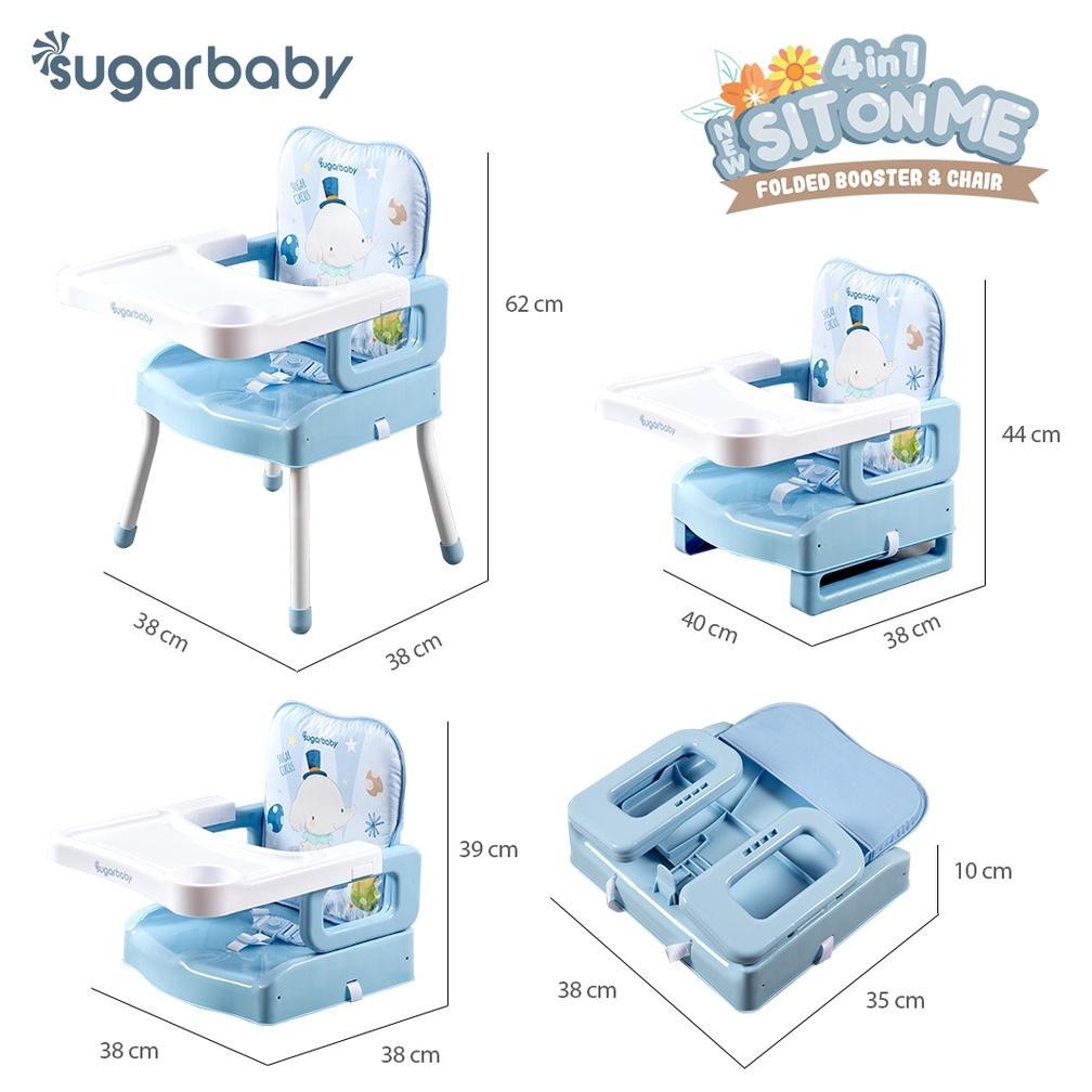 wwr-76 KURSI MAKAN BAYI/BOOSTER SEAT SPACE BABY SB-518 - SUGAR BABY BEBE SMART TEMPAT DUDUK MAKAN BA