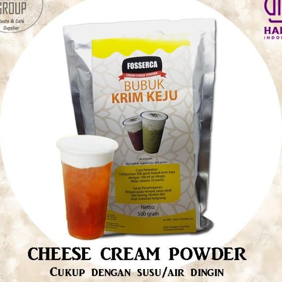 

Cheese Cream Powder - Bubuk Krim Keju Topping Numan - 500Gr