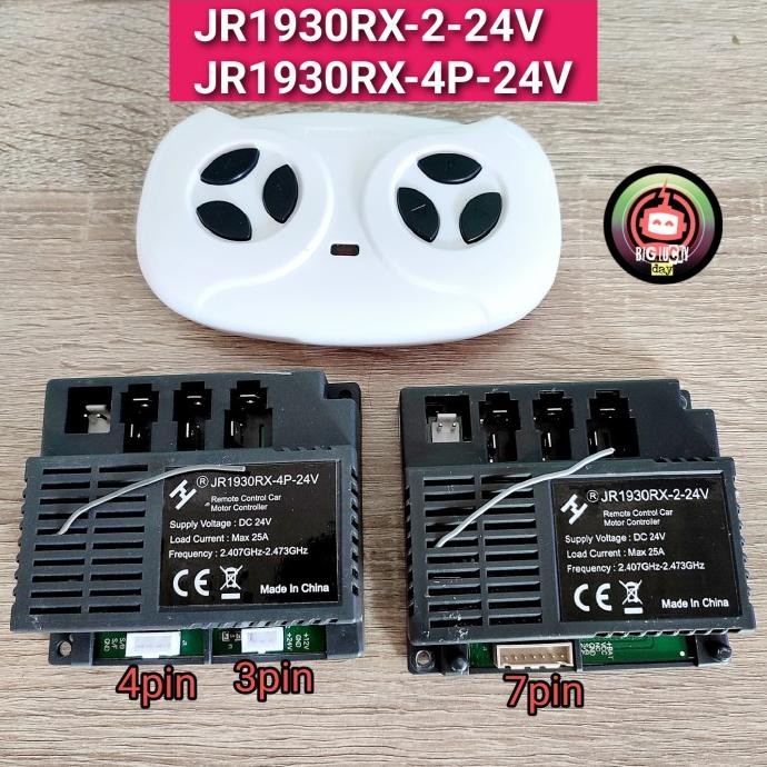 Remot Receiver Jr1930Rx-2-24V 7Pin / Jr1930Rx-4P-24V 25A Mobilan Aki Original