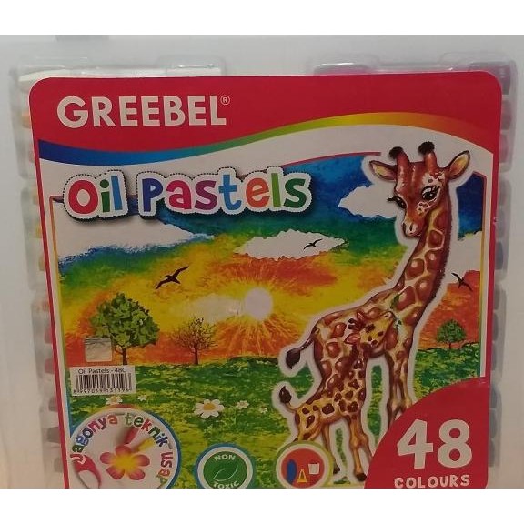 

Greebel 48 Oil Pastels + Drawing Tools_Bebas Toxin / Crayon