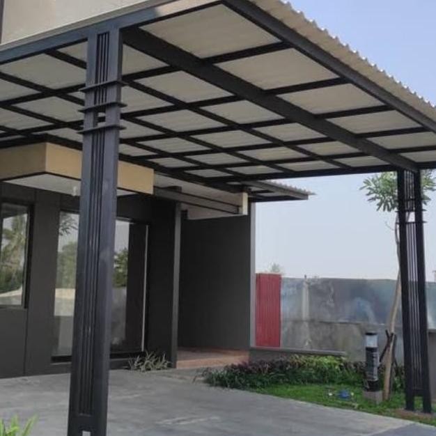 Kanopi Besi Hollow | Material