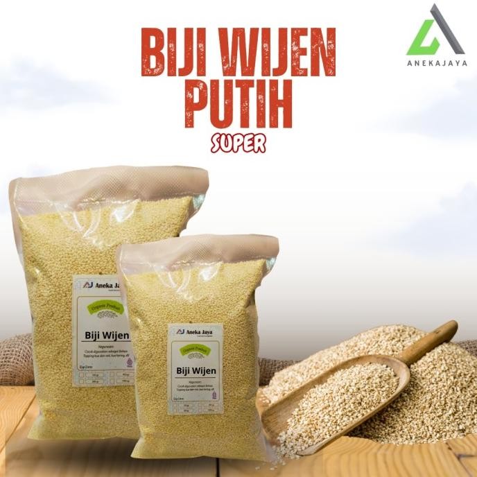 

WIJEN PUTIH WHITE SESAME 1000 GRAM MAJESTA LT