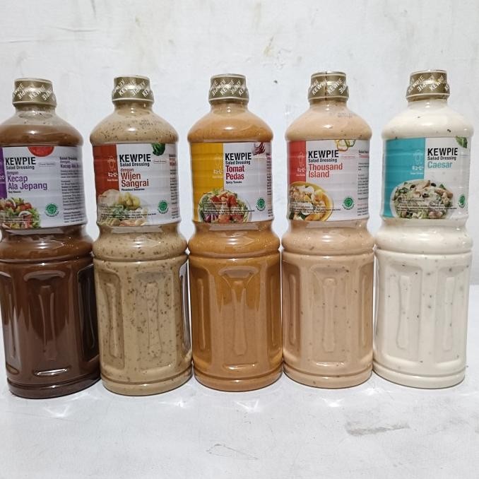 

KEWPIE Salad Dressing 1Ltr / Wijen Sangrai Thousand Caesar Tomato Soy LT