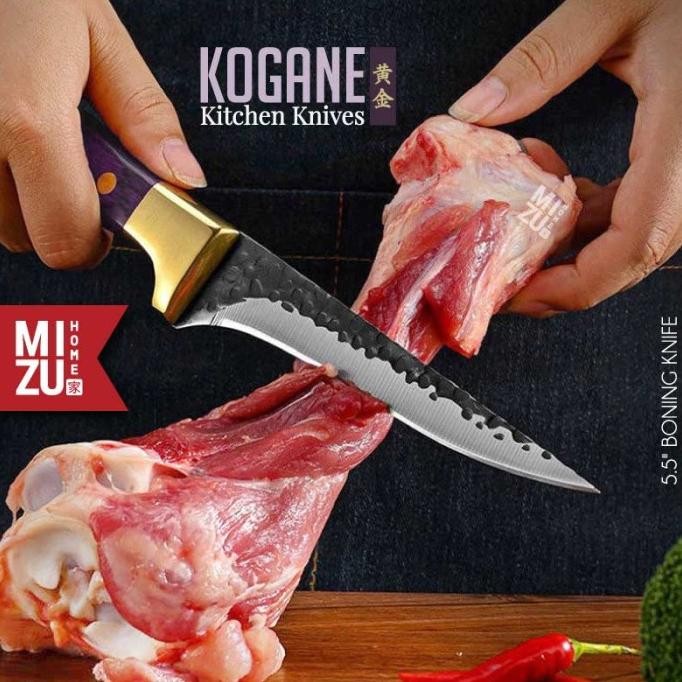 Mizu Kogane Kitchen Boning Knife Utility Knife Pisau Dapur Stenlis