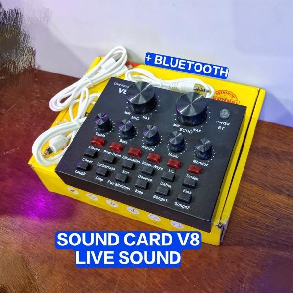 *$*$*$*$] Soundcard V8 Sound Card V8 Soundcard Live sound V8 + Bluetooth