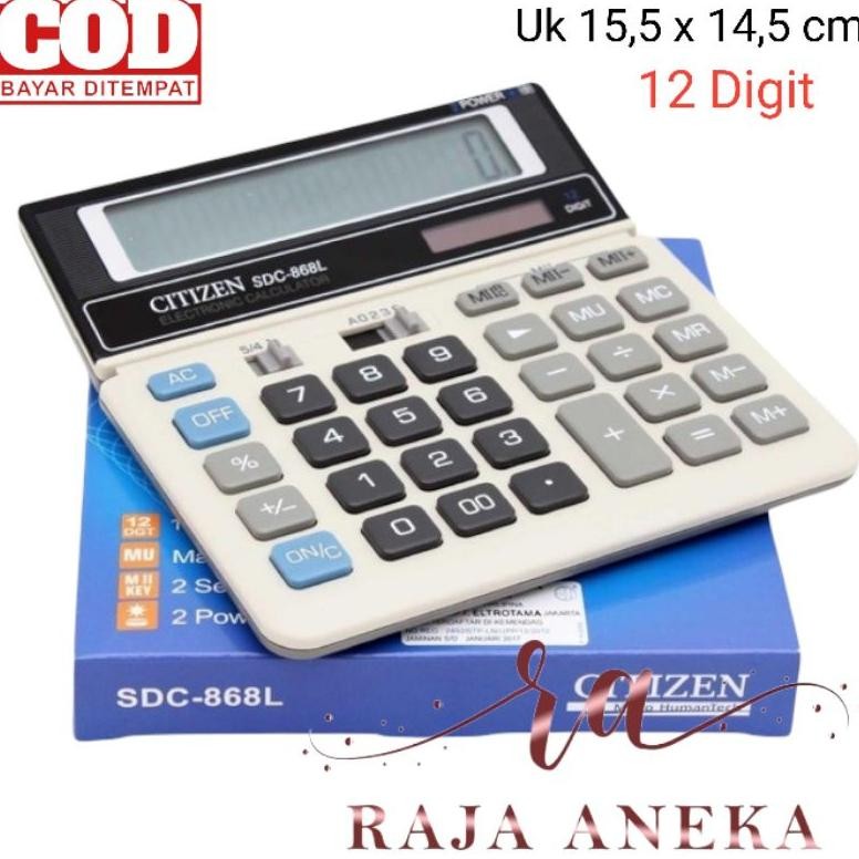 

Sale Citizen Calculator Sdc-868L - Kalkulator Desktop Meja Kantor Sdc 868L Citizen 868 Promo