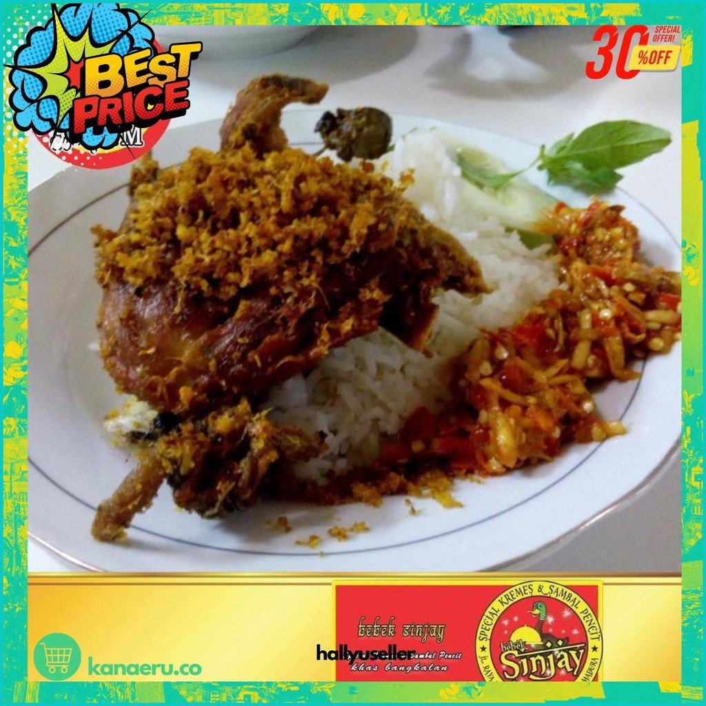 Bebek Sinjay Bebek Goreng Bumbu Kremes Khas Bangkalan Madura Sale