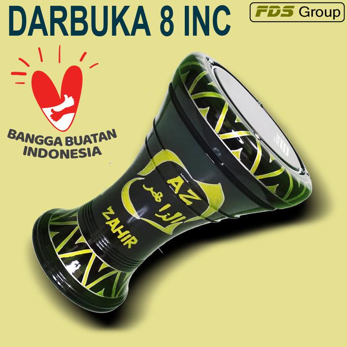LIMITED EDITION Alat Musik Gendang Darbuka 8 Inch Motif Islami Hadroh Rebana Murah