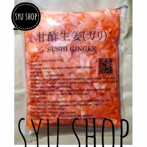 

Sushi Gari Pink 1Kg Acar Jahe Merah Red Ginger Piled Jepang