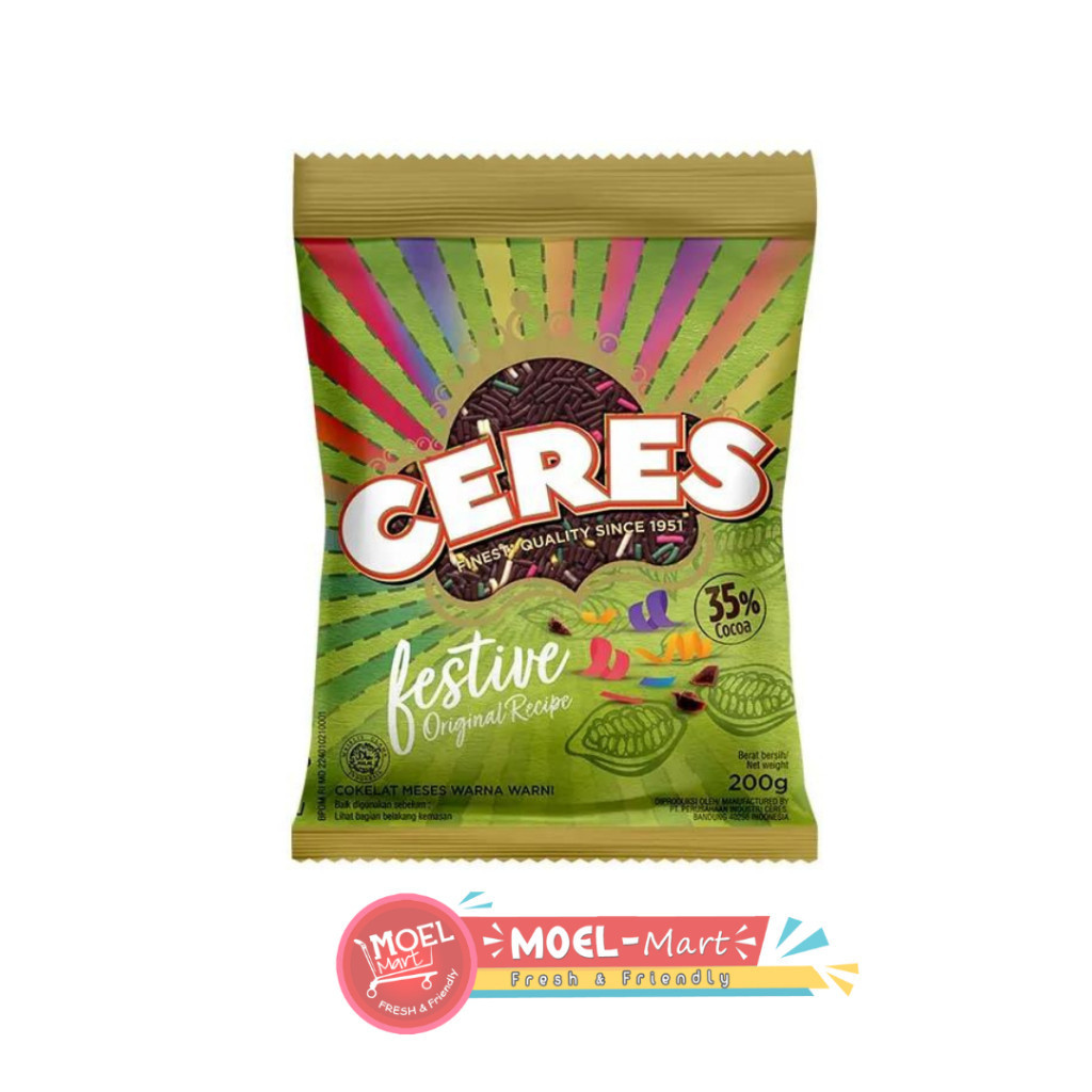 

CERES Hagelslag Festive 200gr