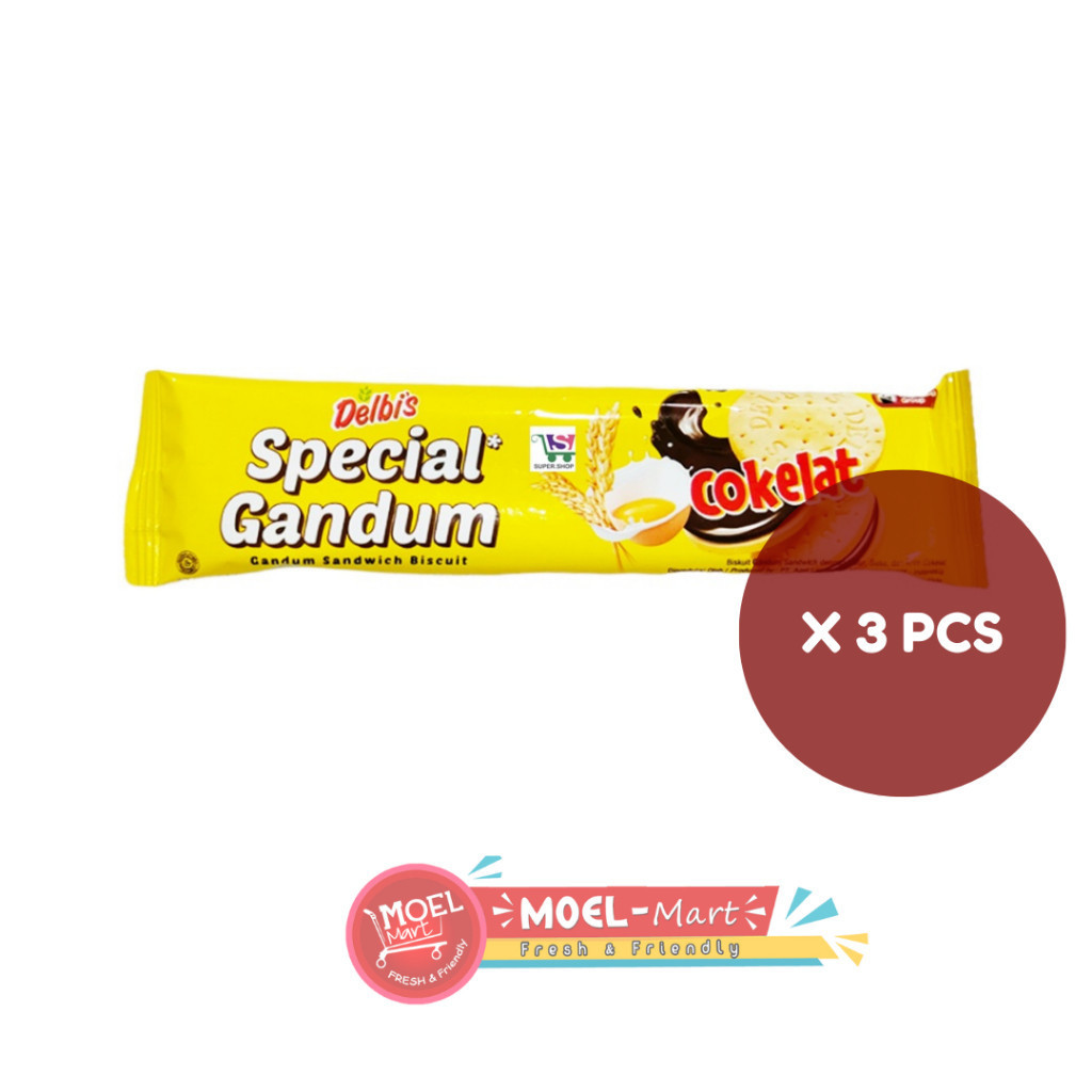 

DELBIS GANDUM COKLAT 3 Pcs x 39GR