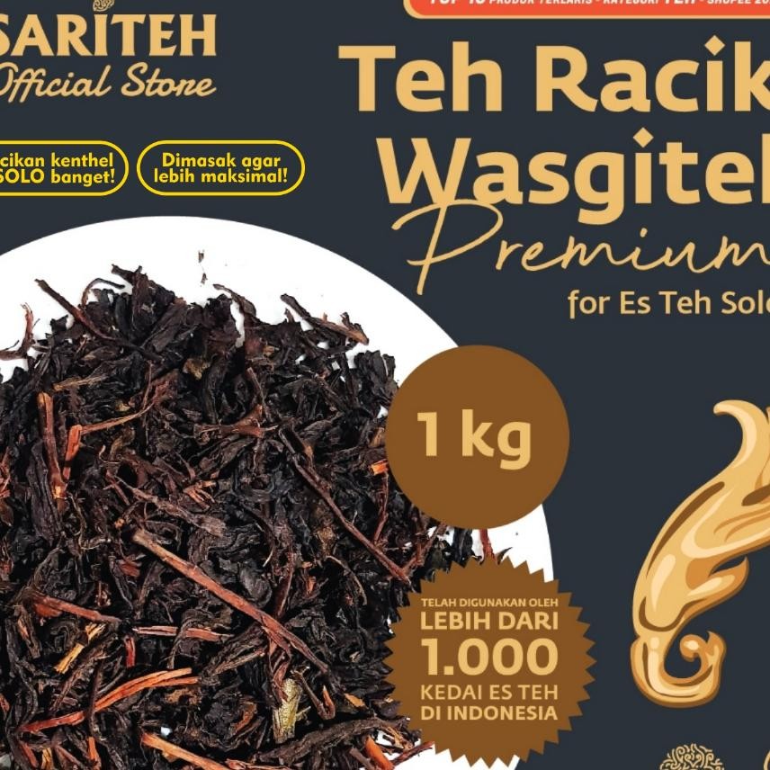 

[Sariteh Indonesia] Teh Racik Wasgitel For Es Teh Solo - 1 Kg | Racikan Teh Melati Jawa