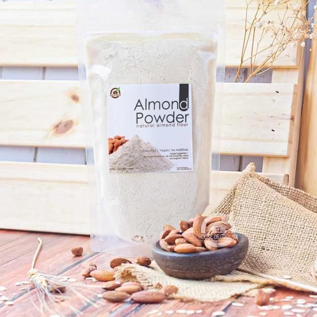 

Natural Almond Meal / Flour ( Tepung Kacang Almond ) 500 Gr