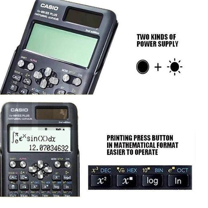 

jk-54 Kalkulator Scientific Casio ilmiah FX-991EX/991ES-Plus Calculator Sale