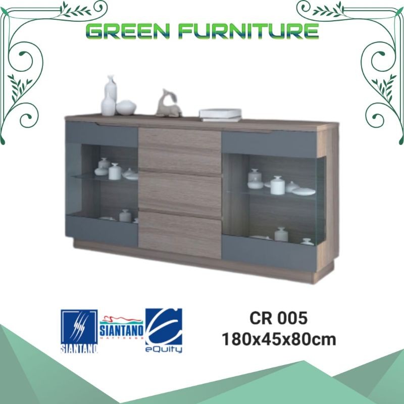 lemari kabinet siantano CR 005 buffet tv meja tv credenza lemari