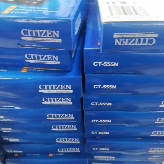 

rt-69 Kalkulator Citizen CT 555 N / ct555n Calculator Digital 12 Digit Termurah