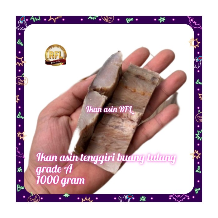 

Ikan Asin Tenggiri Buang Tulang Grade A 1000Gram Bestseller Daging