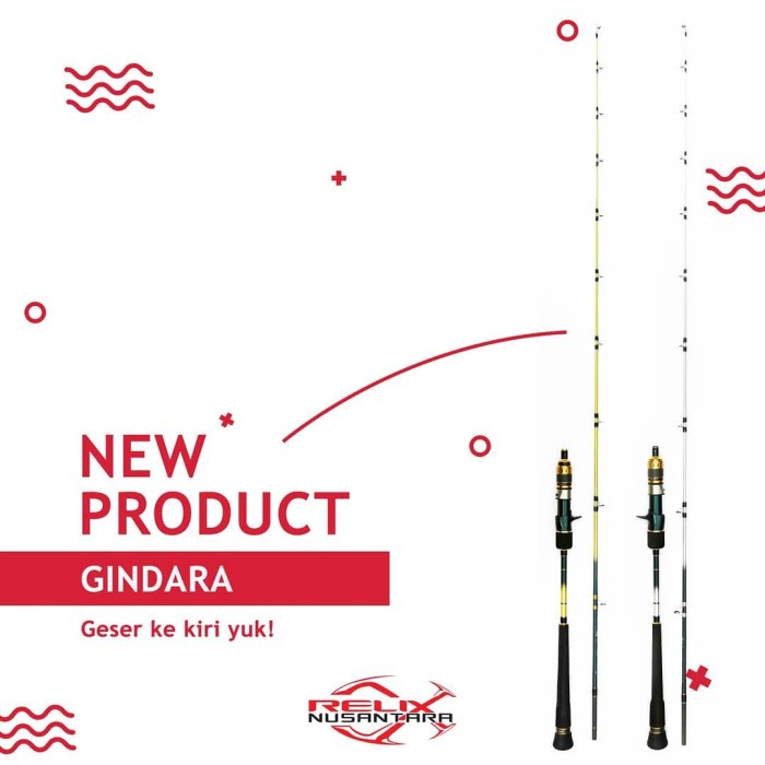 Joran Relix Nusantara Gindara Slow Jigging Pe 2.5 - Slow Jigging Rod