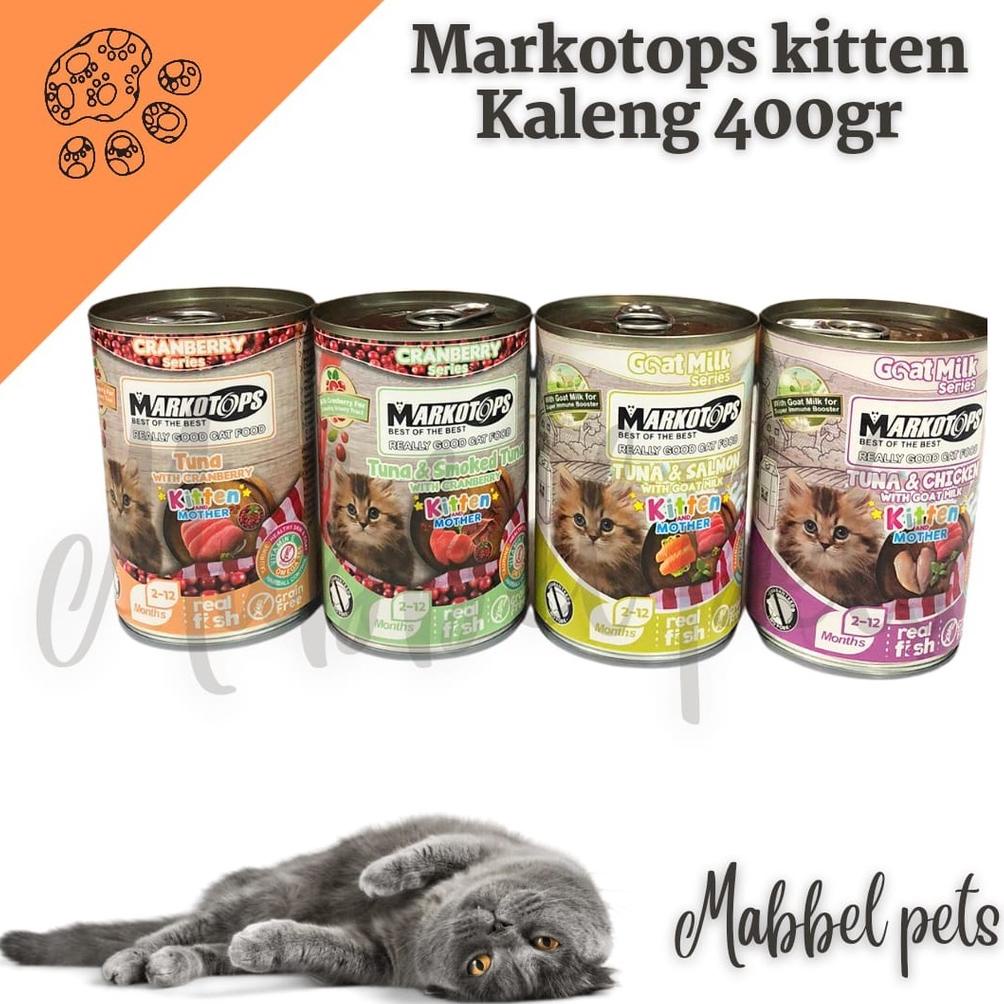Viral Makanan Kucing Kaleng Markotops 400Gr Mother & Kitten