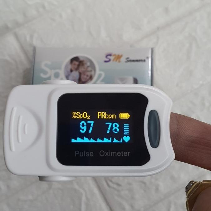 Promo Terbatas!!! Pulse Oximeter Sammora Sm-208 / Oxymeter / Alat Bukithijaustore
