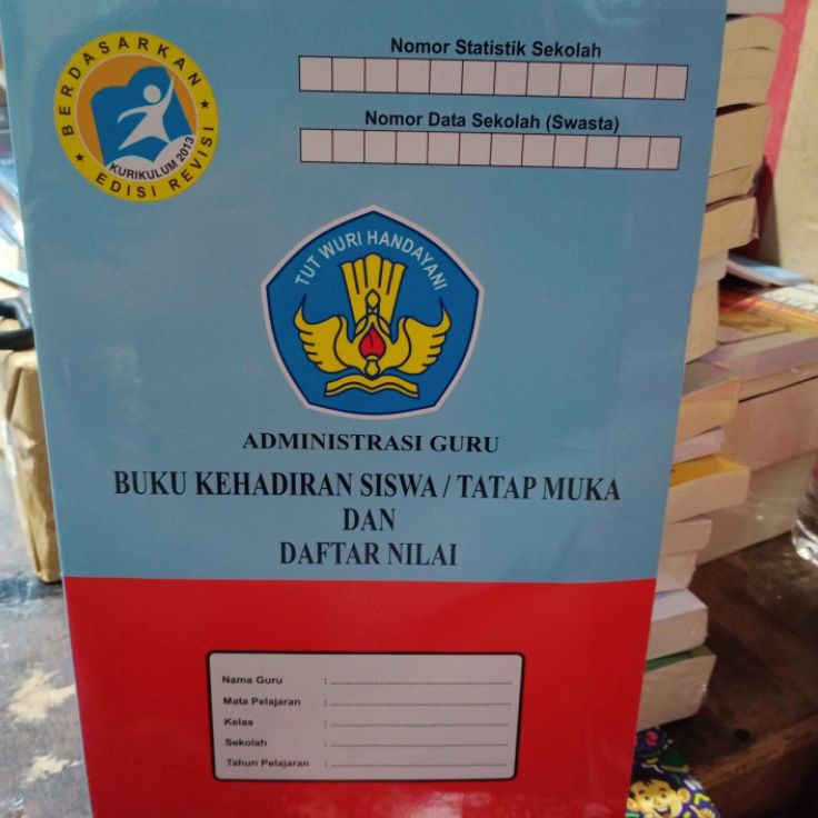 

Best Terlaris➜ buku administrasi guru buku kehadiran siswa / tatap muka dan daftar nilai A63 ✤