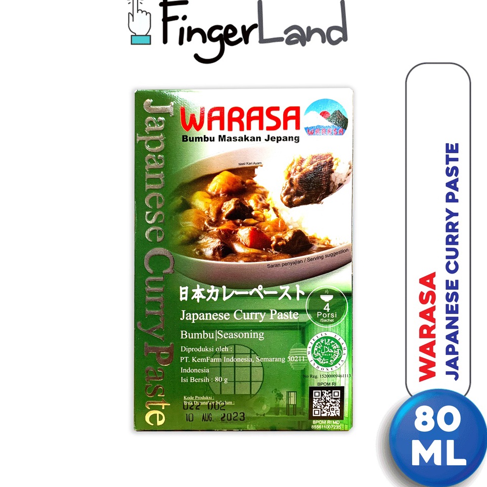 

Model Baru WARASA Japanese Curry Paste 80 gram Bumbu Kari Jepang Instan Dijual Murah
